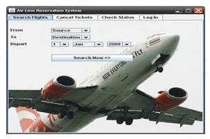 Airline Reservation System ip project for class 12 cbse