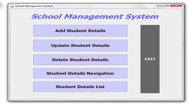 school management system database