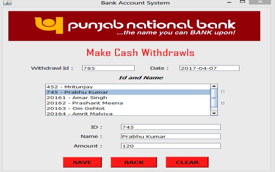 simple bank management system project in java